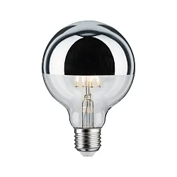 Lámpara espejada globe DECO GLOBE G95 LED SILVER DIM G95 claro E27 6,5W 600lm 2700K CRI >80 regulable