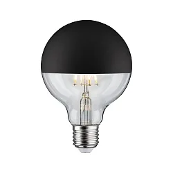 Lámpara espejada globe DECO GLOBE G95 LED BLACK MATT DIM G95 claro E27 6,5W 600lm 2700K CRI >80 regulable