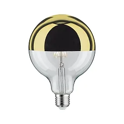 Lámpara espejada globe DECO GLOBE G125 LED GOLD G125 claro E27 6,5W 600lm 2700K CRI >80 regulable
