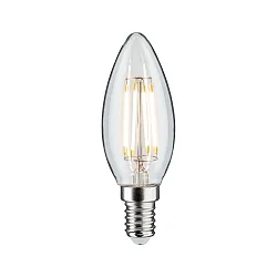 Filamento luminoso en forma de vela B35 E14 4,8W 470lm 2700K CRI >80 regulable