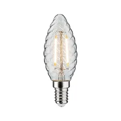 Lámpara de filamento en forma de vela retorcida B35 E14 2,6W 280lm 2700K CRI >80