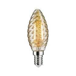Lámpara de filamento en forma de vela retorcida B35 E14 4,7W 430lm 2500K CRI >80 regulable