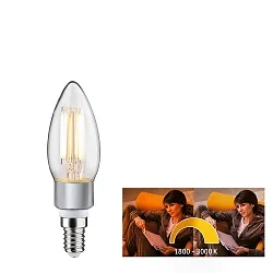 Filamento luminoso en forma de vela B35 Dim-To-Warm E14 5W 470lm 1800-3000K CRI >80 regulable