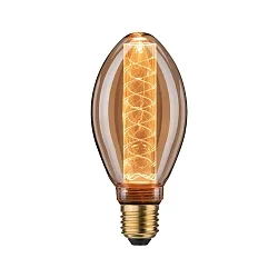 LED para en forma de vela DECO INNER GLOW SPIRAL LED Forma de pera E27 3,6W 120lm 1800K CRI >80 regulable