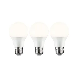 Lámpara LED en forma de pera STANDARD OPAL A60 juego de 3, conmutable E27 8W 806lm 2700K CRI >80 