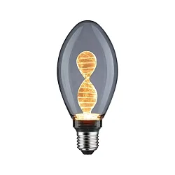 Lámpara LED en forma de pera INNER GLOW HELIX E27 3,5W 90lm 1800K 360° CRI >80 