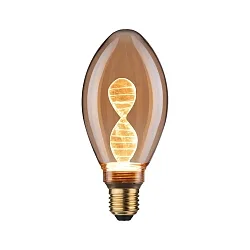Lámpara LED en forma de pera INNER GLOW HELIX E27 3,5W 180lm 1800K 360° CRI >80 