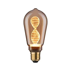 Lámpara LED en forma de émbolo INNER GLOW HELIX ST64 E27 3,5W 180lm 1800K 360° CRI >80 
