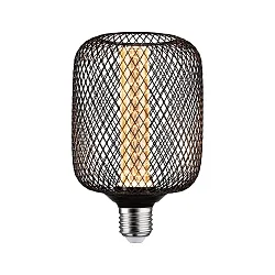 Lámpara de filamento LED METALLIC GLOW CYLINDER SPIRAL conmutable E27 4,2W 200lm 1800K CRI >80 