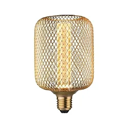 Lámpara de filamento LED METALLIC GLOW CYLINDER SPIRAL conmutable E27 4,2W 200lm 1800K CRI >80 