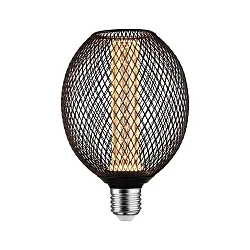 Lámpara de filamento LED METALLIC GLOW GLOBE SPIRAL conmutable E27 4,2W 200lm 1800K CRI >80 