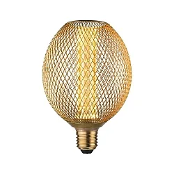 Lámpara de filamento LED METALLIC GLOW GLOBE SPIRAL conmutable E27 4,2W 200lm 1800K CRI >80 
