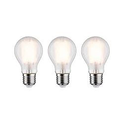 Lámpara LED en forma de pera juego de 3 E27 9W 1055lm 2700K CRI 80-89