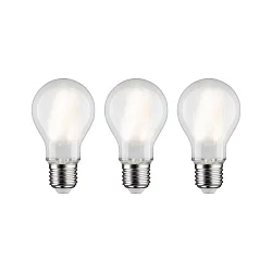 Lámpara LED en forma de pera juego de 3 E27 9W 1055lm 4000K CRI 80-89
