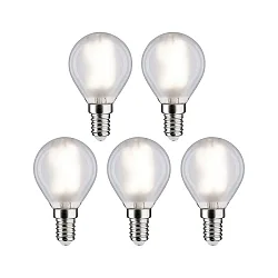 LED Lámpara gota juego de 5 E14 5W 470lm 4000K CRI 80-89