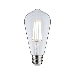 Bombillas Edison en forma de pera ECO-LINE ST64 FILAMENT conmutable ST64 claro E27 4W 840lm 4000K 360° CRI >80  claro