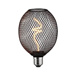 Lámpara de filamento LED METALLIC GLOW GLOBE  3-STEP DIM E27 4W 160lm 1800K CRI >80 regulable