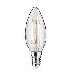 Filamento luminoso en forma de vela PLUG&SCHINE LED C35 E14 2W 160lm 3000K CRI >80 regulable