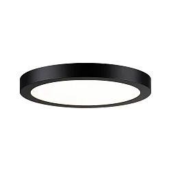 LED Panel ABIA, round, Ø 30cm,IP20, 230V, 22W 2700K 2200lm, black matt