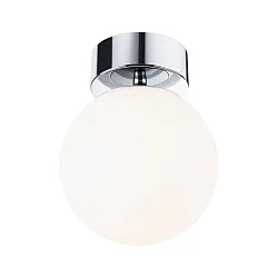 Luminaria de pared y techo GOVE IP44, cromo, mate 