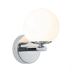 Luminaria de pared GOVE IP44, cromo 