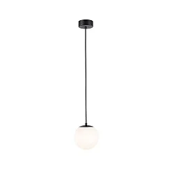 Luminaria colgante GOVE IP44, negro 