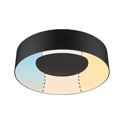 bath luminaire CASCA CCT Switch, switchable IP44, black matt 