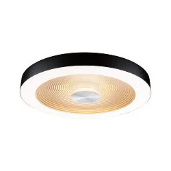 wall and ceiling luminaire VOLEA Ø 40CM direct / indirect IP44, gold, black, silver dimmable