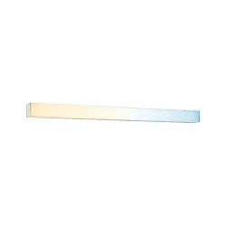 Luminaria de espejo HOMESPA TOVA LED corto, Tunable White, con mando a distancia IP44, cromo, blanco regulable