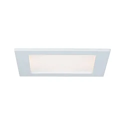 Luminaria empotrable QUALITY PREMIUM PANEL LED angular IP44, blanco  780lm 2700K 110° 110°