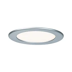 Luminaria empotrable QUALITY PREMIUM PANEL LED redondo IP44, cromado mate  780lm 2700K 110° 110°