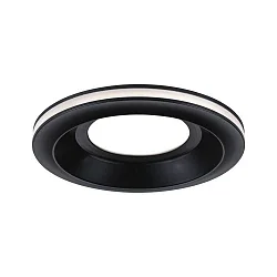 Luminaria empotrable SORMUS redondo, juego de 1 IP65, negro mate  6,5W 560lm 3000K 100° 100° CRI >80