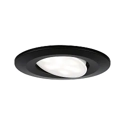 Luminaria empotrable CALLA LED giratorio LED IP65, negro mate 6W 500lm 4000K CRI 80-89
