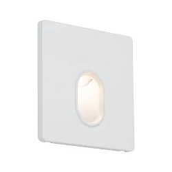 Luminaria de pared empotrable WALL angular, estándar, blanco