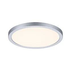 LED Recessed Panel AERO VariFit DIM, round, IP44, Ø 17.5cm, 15W 3000K, 3-step dimmable, chrome matt
