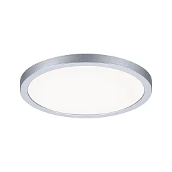 LED Recessed Panel AERO VariFit DIM, round, IP44, Ø 17.5cm, 15W 4000K, 3-step dimmable, chrome matt