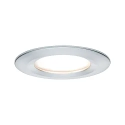 recessed luminaire NOVA COIN LED round, rigid IP44, aluminium  460lm 2700K 100° 100° CRI >80