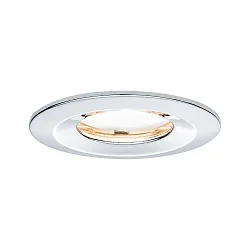 Paulmann Recessed luminaire LED Coin Slim IP65, round, 6,8W, set of 1 dimmable, chrome