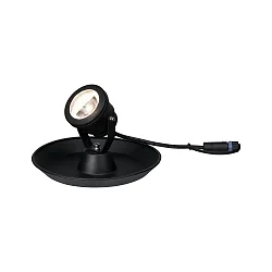 Luminaria sumergible PLUG&SHINE UNDERWATER SPOT impermeable IP68, negro regulable
