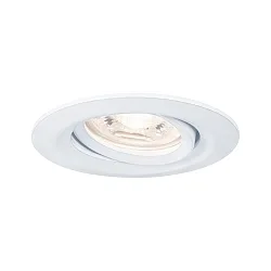 Luminaria empotrable NOVA MINI LED giratorio IP23, blanco mate  4W 310lm 2700K 38° 38° CRI >80