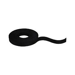 Correa con fuente de alimentación ULine - DACRON STRAP 5M adecuado para acortar, negro