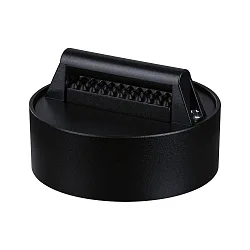 Soporte de correa ULine - STRAP HOLDER redondo, aislado, mecánico, universal, negro mate