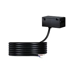 Alimentador ULine - 200CM CABLE FEED con cable abierto, adecuado para acortar, negro mate