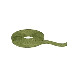 Correa con fuente de alimentación ULine - DACRON STRAP 10M adecuado para acortar, verde