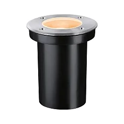 floor recessed luminaire GOLD LIGHT Ø 110MM rigid, passable, insect friendly GU10 IP65, stainless steel brushed 