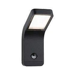Luminaria de pared para exteriores KULMA con detector de movimiento LED IP44, antracita