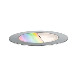 floor recessed luminaire PLUG & SHINE FLOOR tunable white, RGBW, ZigBee controllable IP67, stainless steel dimmable