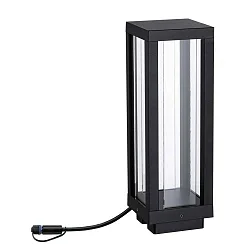 Linterna PLUG&SHINE CLASSIC RGBW, controlable por ZigBee LED IP44, antracita regulable