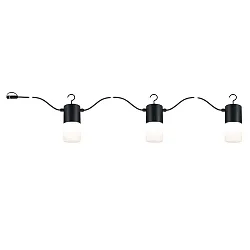 Cadena de luces PLUG&SHINE TUBS LED IP44, antracita