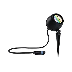 Luminaria con pincho de tierra PLUG&SHINE KIKOLO RGBW LED IP65, antracita